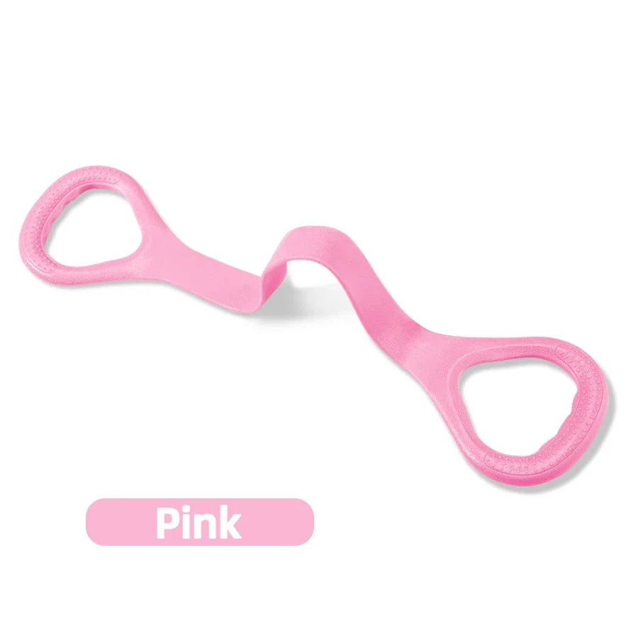 8 sets of resistance bands for physical exercise, elastic training bands for arm, back and shoulder exercises, Pilates and yoga