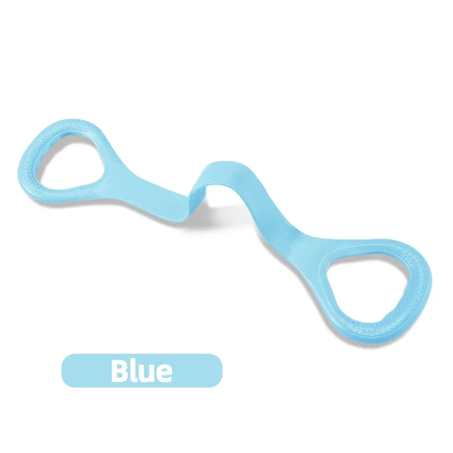 8 sets of resistance bands for physical exercise, elastic training bands for arm, back and shoulder exercises, Pilates and yoga